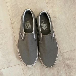 Gray Slip On Vans